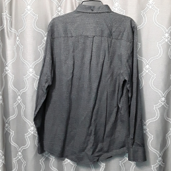 Men's Ben Sherman Gray Charcoal Long Sleeve Button Down Shirt, M - Picture 10 of 11